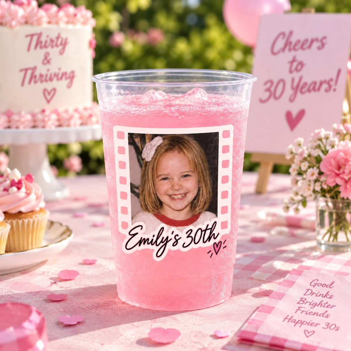 Personalized Vintage Film Birthday Photo Cup - image 5 | Jolliboo