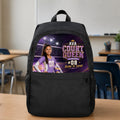 Personalized Volleyball Court Queen Casual Backpack - custom volleyball poster mockup | Personalized backpack for girls by Jolliboo