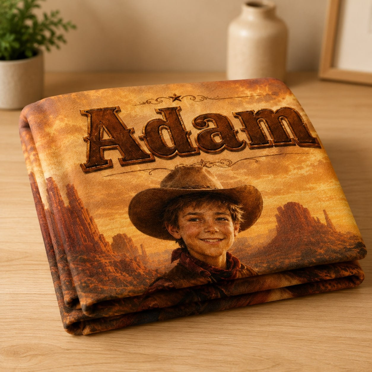 Personalized Western Cowboy Blanket - image 4 | Jolliboo