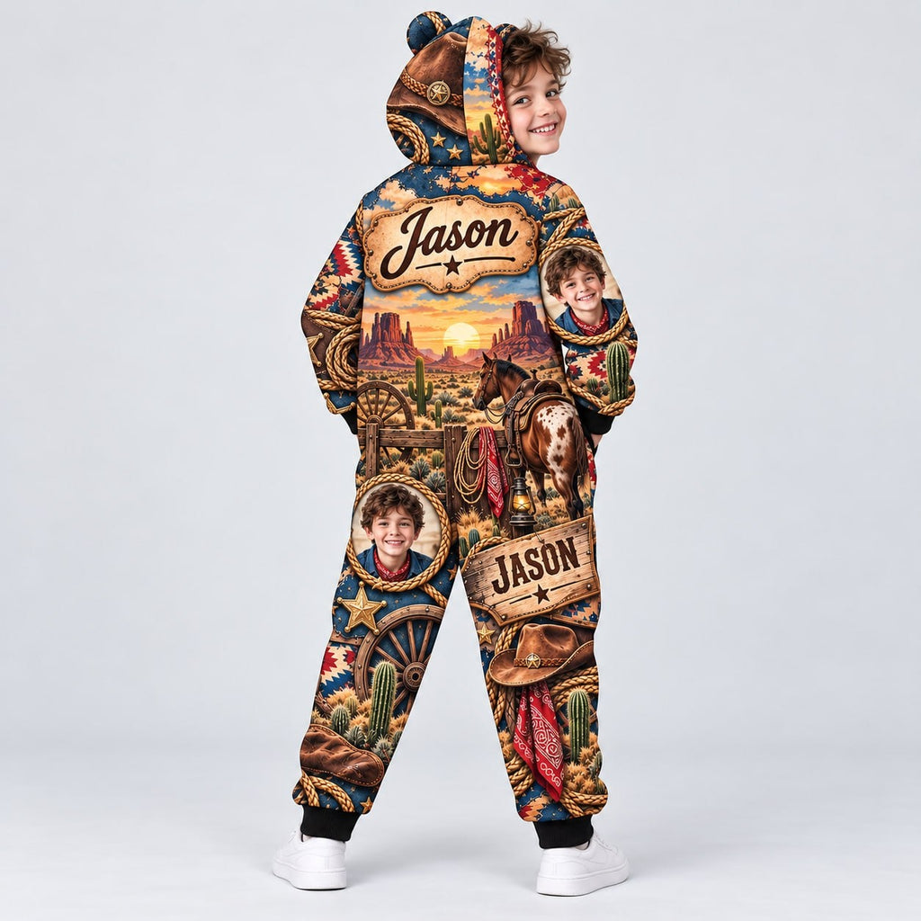 Personalized Western Cowboy Pyjama Suit - image 2 | Jolliboo