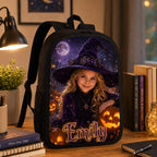 Personalized Witch Girl Backpack - image 4 | Jolliboo