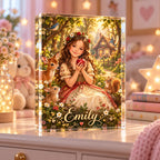 Personalized Woodland Princess Acrylic Block - image 3 | Jolliboo