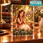 Personalized Woodland Princess Acrylic Block - image 6 | Jolliboo