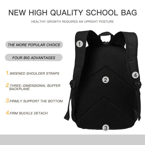 Personalized Running Grafity Style Backpack - backpack quality and comfort details | Personalized school backpack for kids by Jolliboo